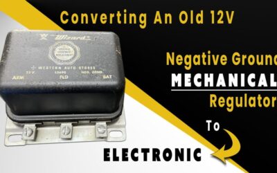 Converting 12V Negative Ground Mechanical Regulator to Electronic